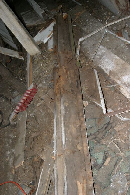 Another section of the rotten beam